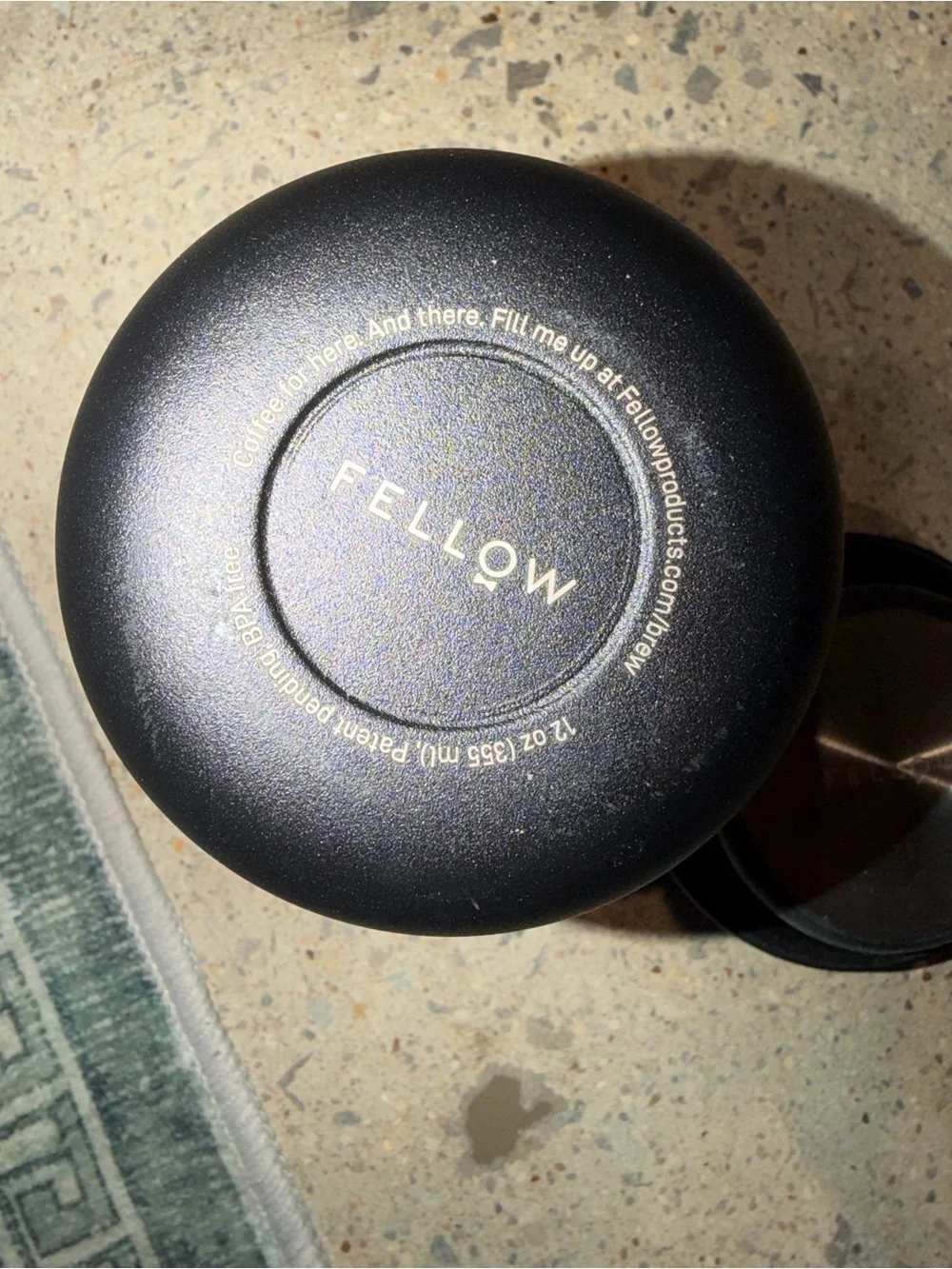 Caribou Coffee Black Travel Mug - Insulated ceramic